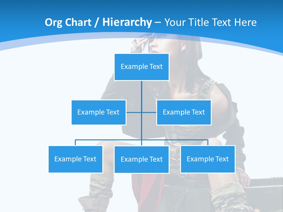 Girl Tempting Pin Up PowerPoint Template