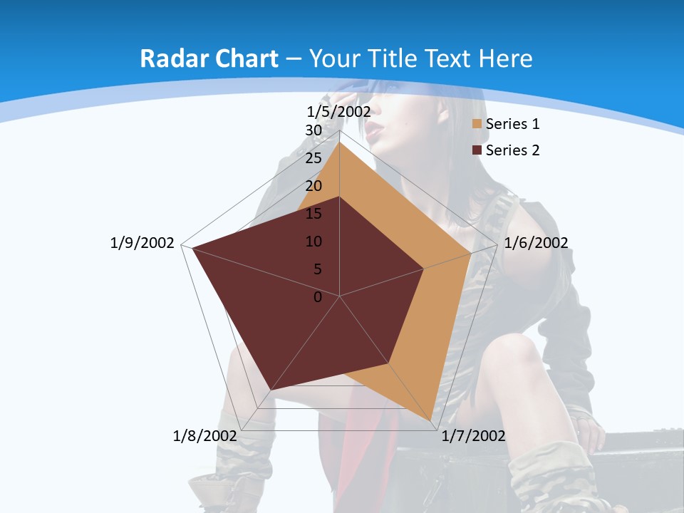 Girl Tempting Pin Up PowerPoint Template