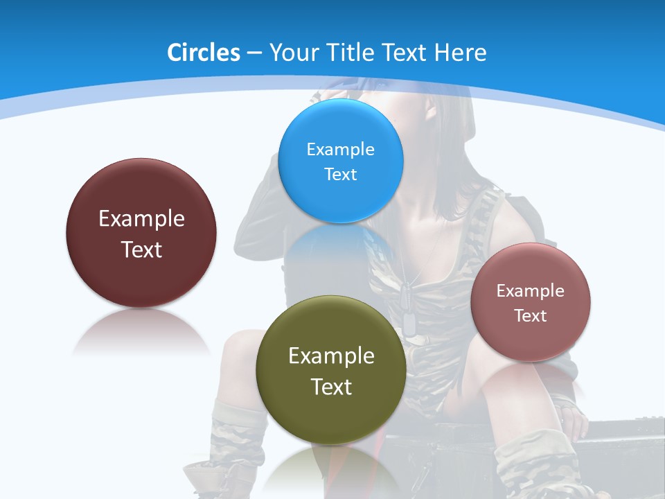 Girl Tempting Pin Up PowerPoint Template