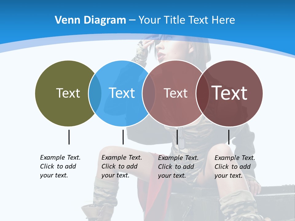 Girl Tempting Pin Up PowerPoint Template