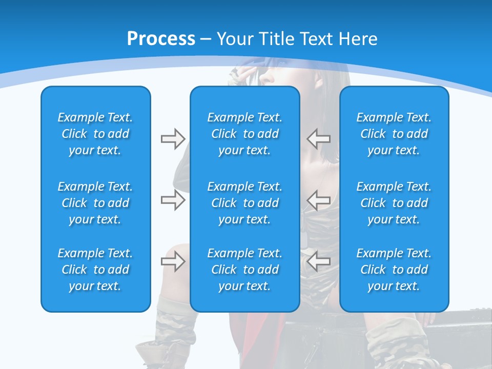 Girl Tempting Pin Up PowerPoint Template