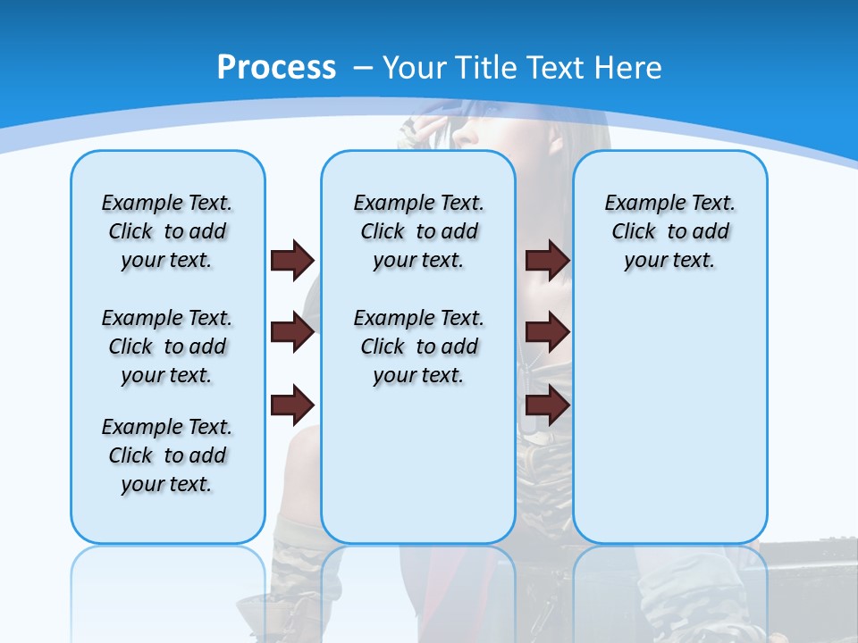 Girl Tempting Pin Up PowerPoint Template
