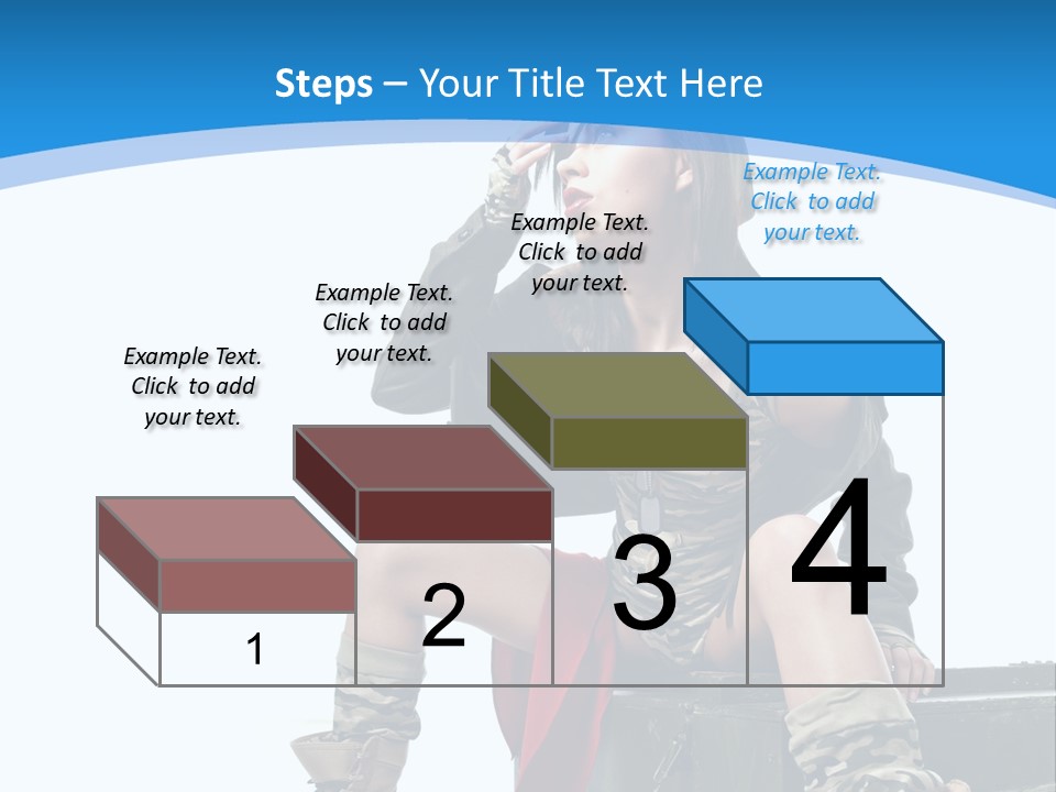 Girl Tempting Pin Up PowerPoint Template