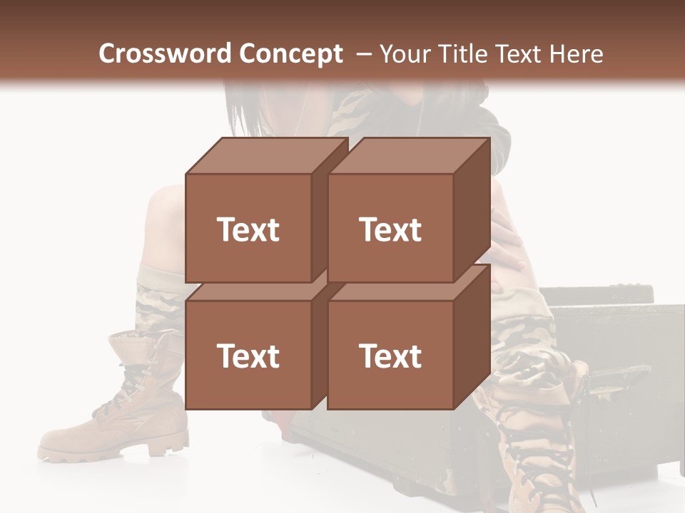 Cool Retro Styled Flag PowerPoint Template