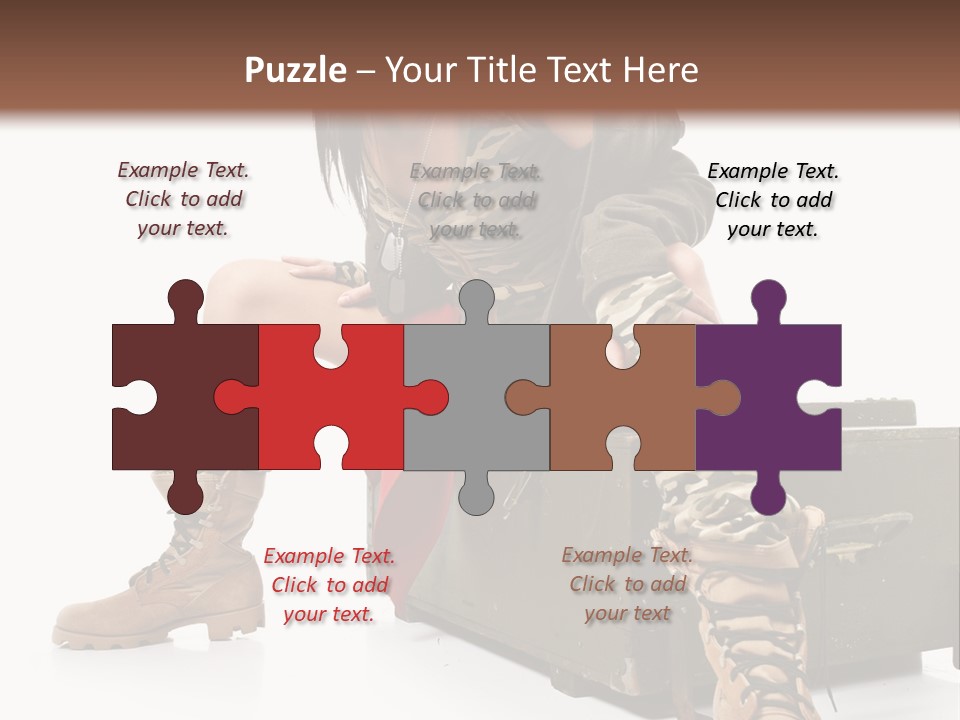 Cool Retro Styled Flag PowerPoint Template