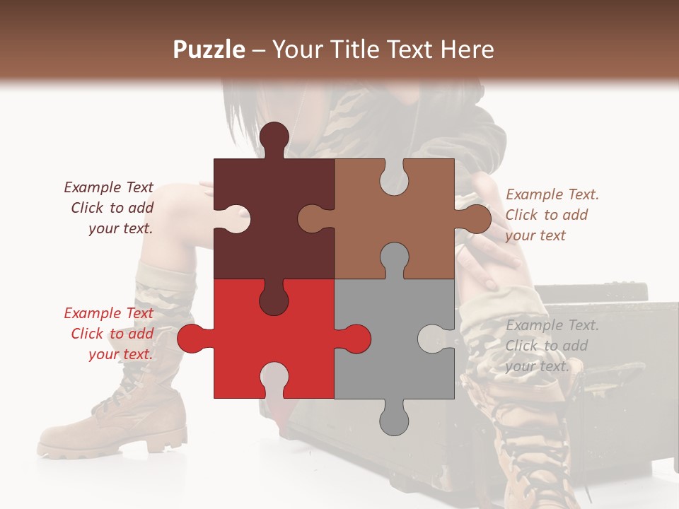 Cool Retro Styled Flag PowerPoint Template