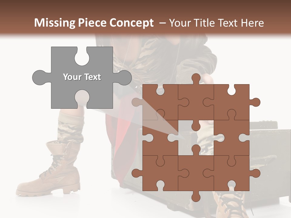 Cool Retro Styled Flag PowerPoint Template