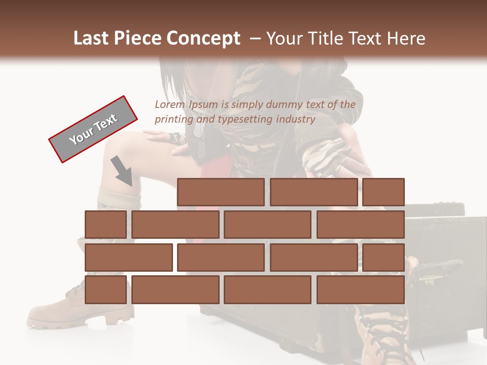 Cool Retro Styled Flag PowerPoint Template