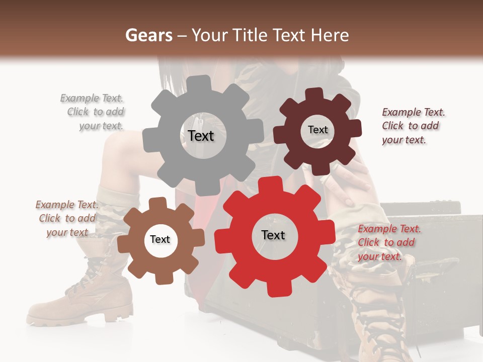 Cool Retro Styled Flag PowerPoint Template