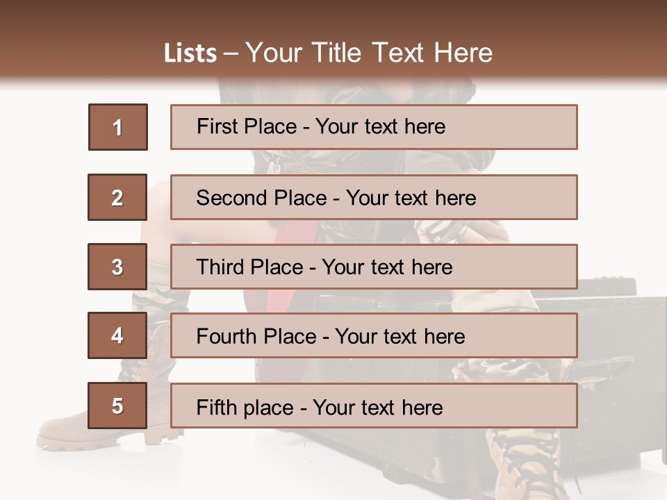 Cool Retro Styled Flag PowerPoint Template