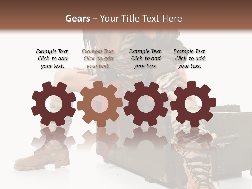 Cool Retro Styled Flag PowerPoint Template