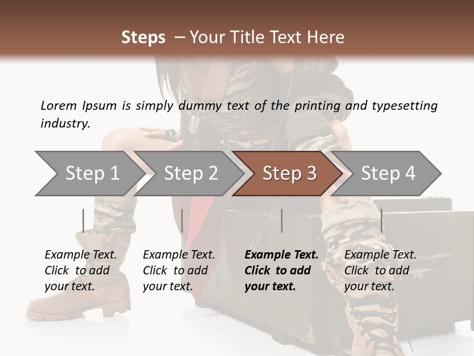Cool Retro Styled Flag PowerPoint Template