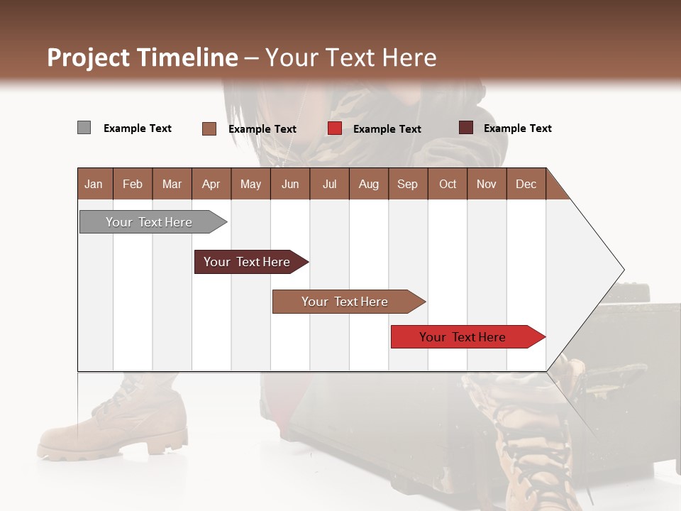 Cool Retro Styled Flag PowerPoint Template