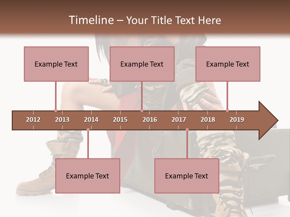 Cool Retro Styled Flag PowerPoint Template