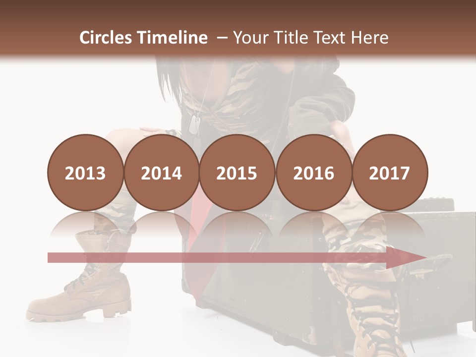 Cool Retro Styled Flag PowerPoint Template