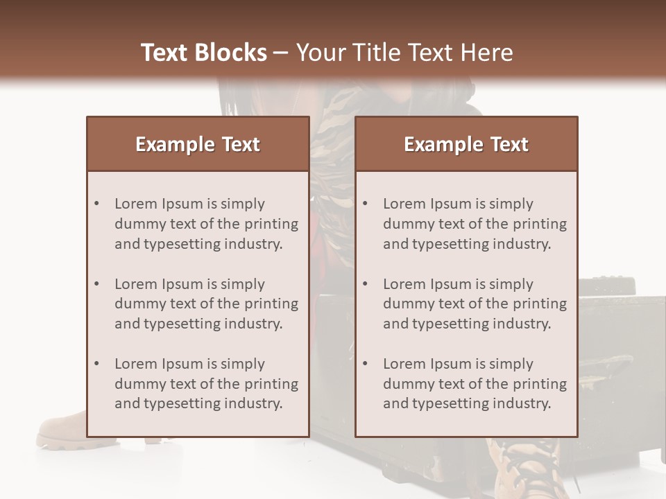 Cool Retro Styled Flag PowerPoint Template