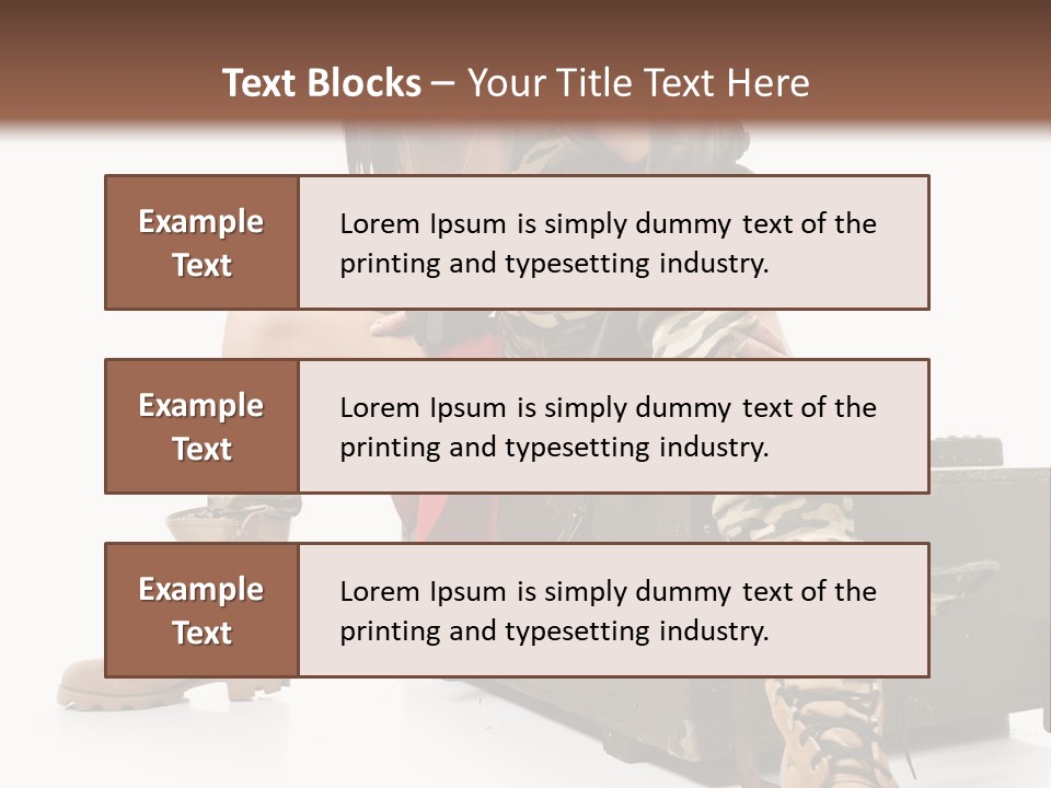 Cool Retro Styled Flag PowerPoint Template