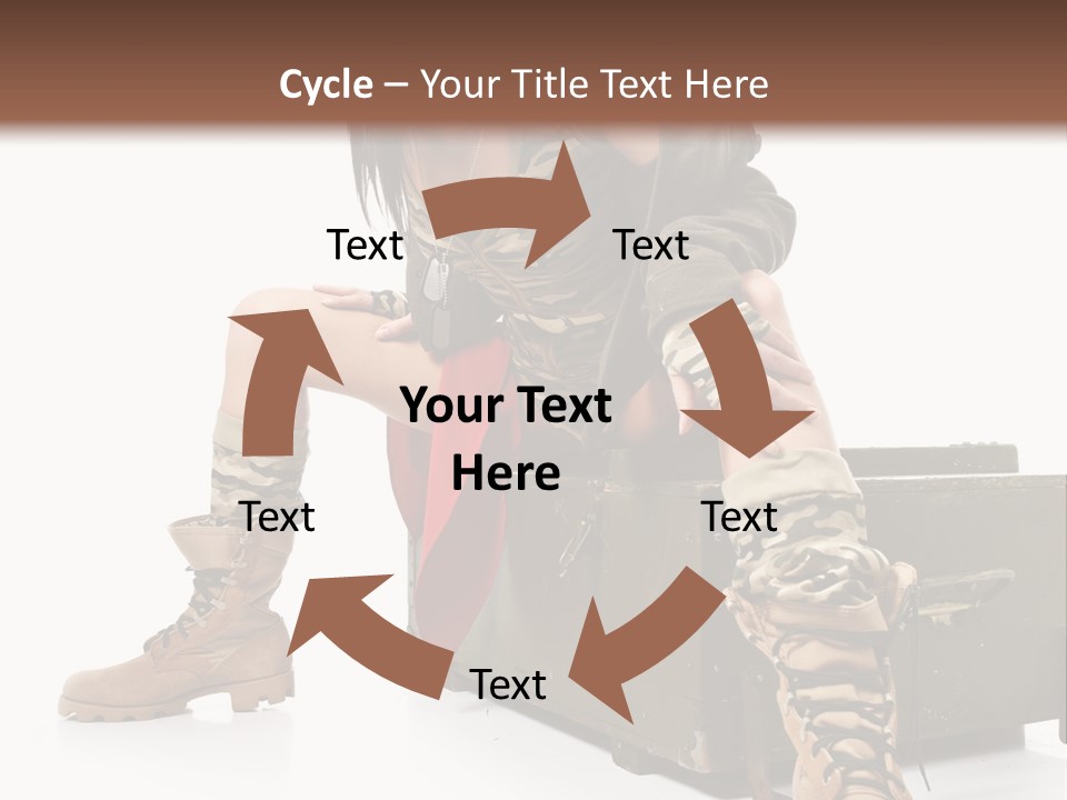 Cool Retro Styled Flag PowerPoint Template