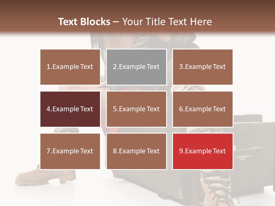 Cool Retro Styled Flag PowerPoint Template