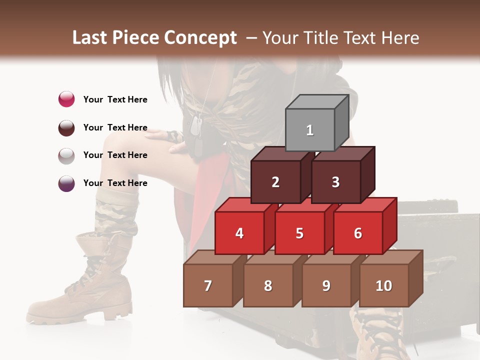 Cool Retro Styled Flag PowerPoint Template