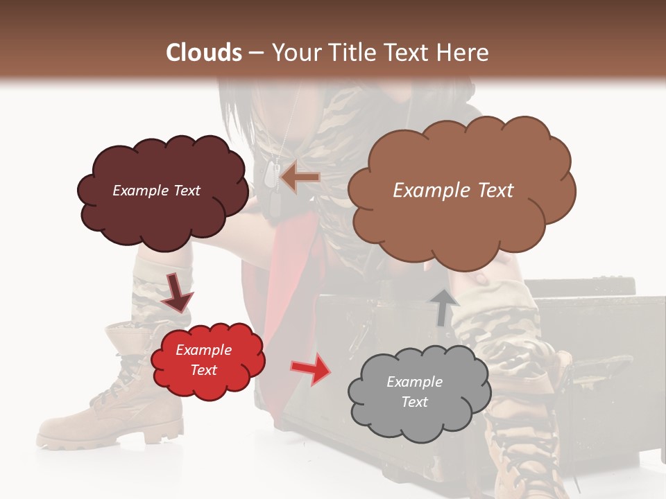 Cool Retro Styled Flag PowerPoint Template
