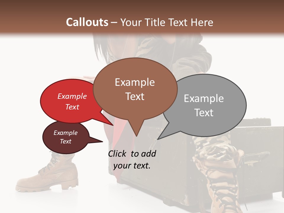 Cool Retro Styled Flag PowerPoint Template