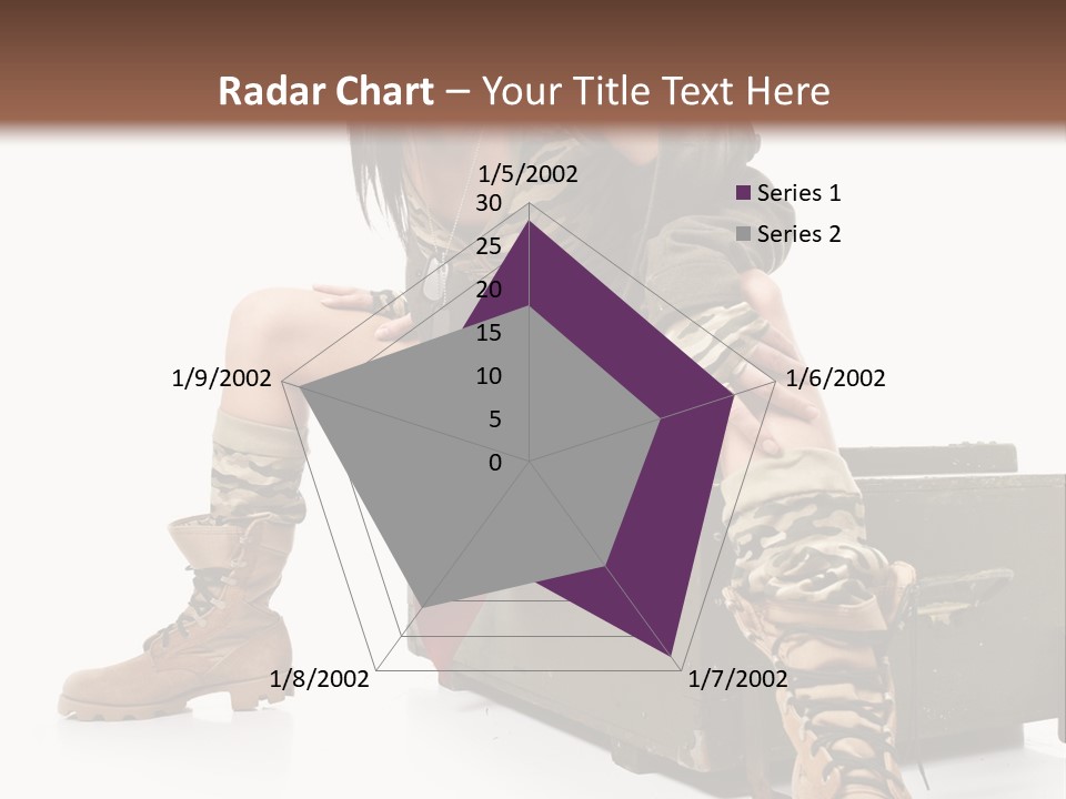 Cool Retro Styled Flag PowerPoint Template