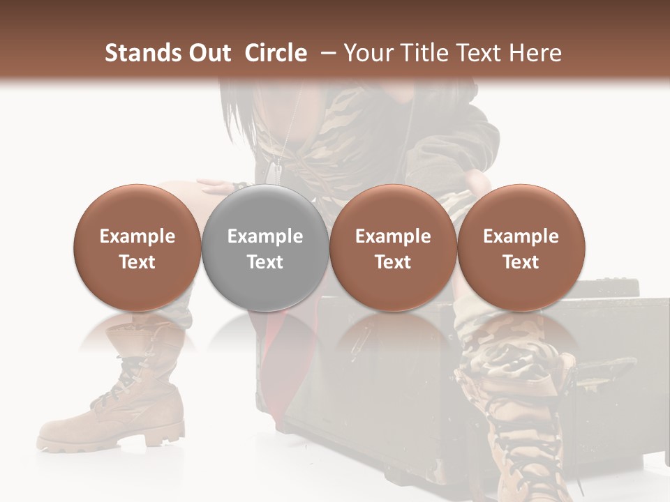 Cool Retro Styled Flag PowerPoint Template