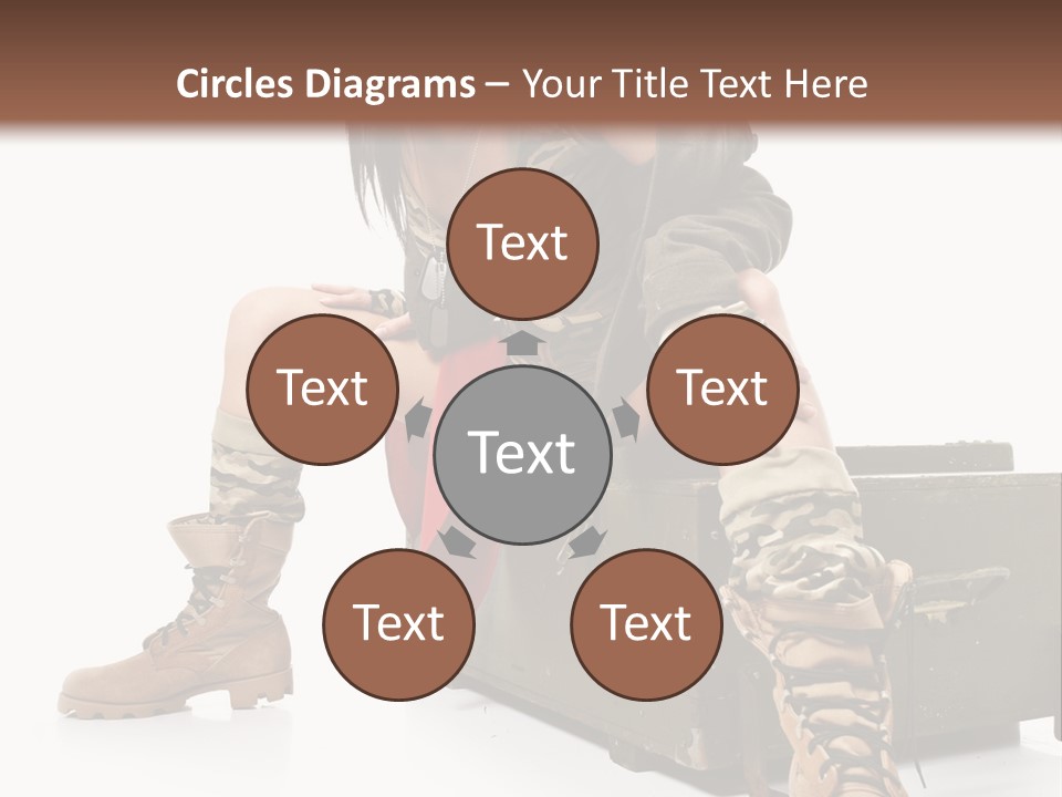 Cool Retro Styled Flag PowerPoint Template