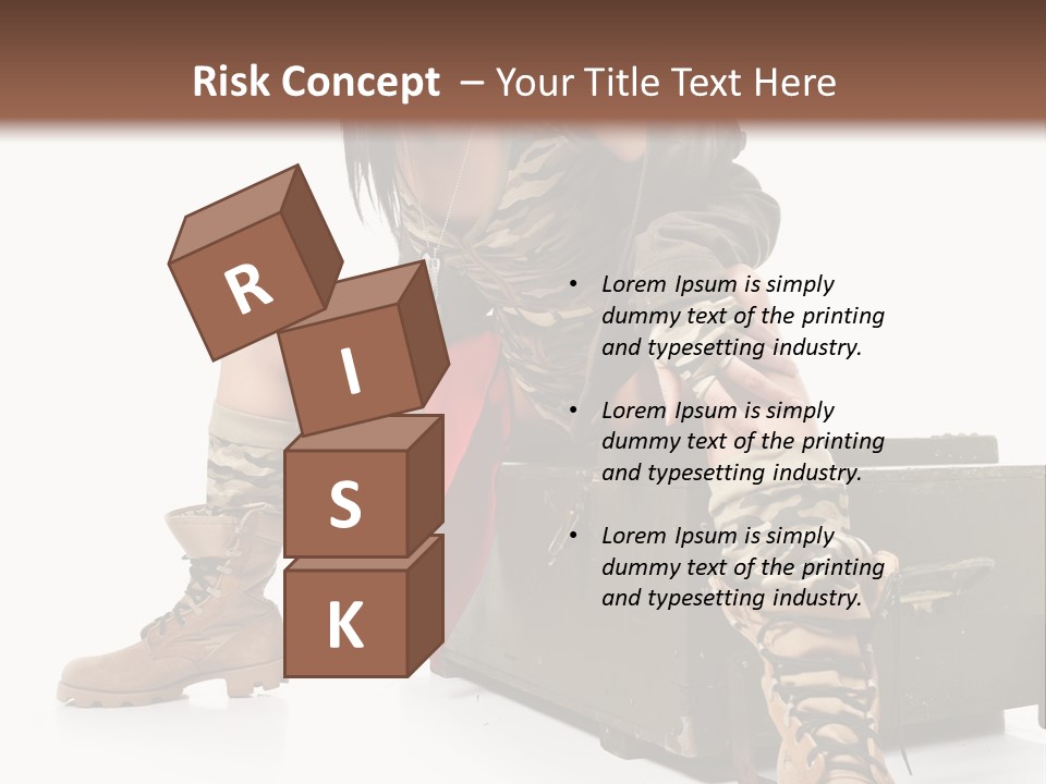 Cool Retro Styled Flag PowerPoint Template