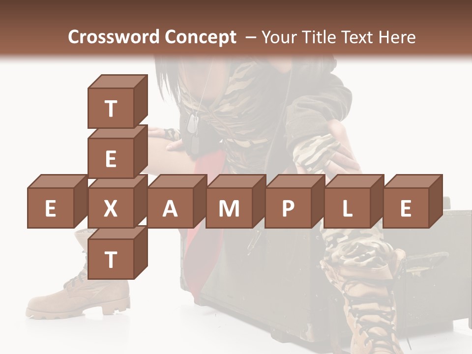 Cool Retro Styled Flag PowerPoint Template