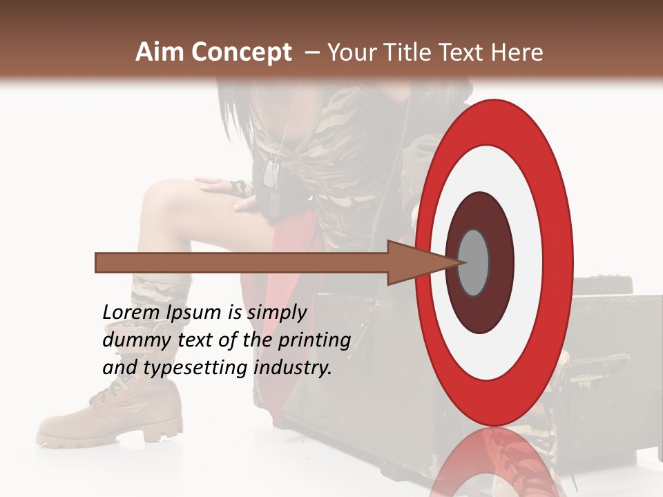 Cool Retro Styled Flag PowerPoint Template