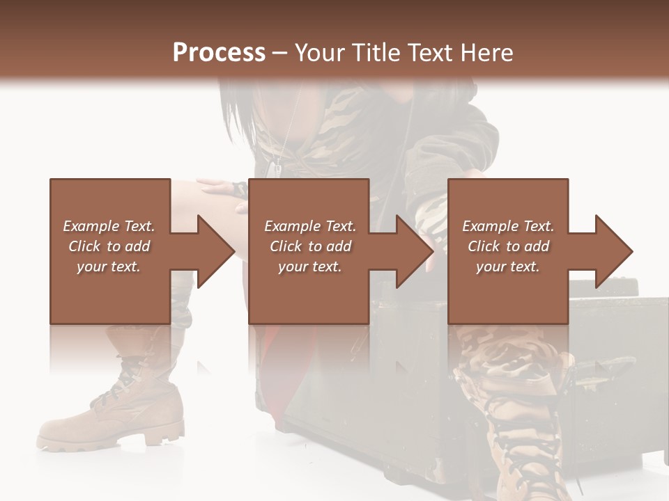 Cool Retro Styled Flag PowerPoint Template