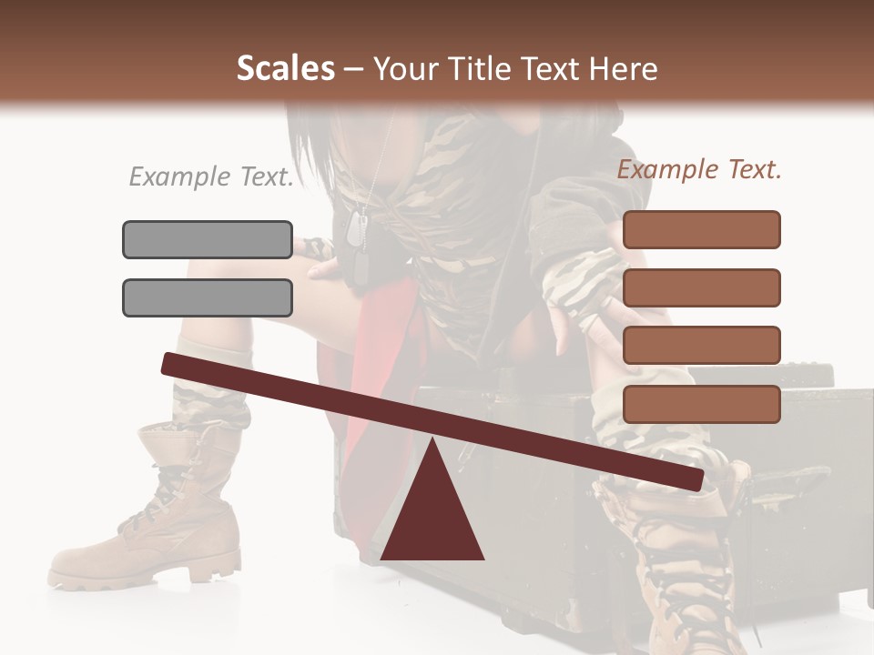 Cool Retro Styled Flag PowerPoint Template