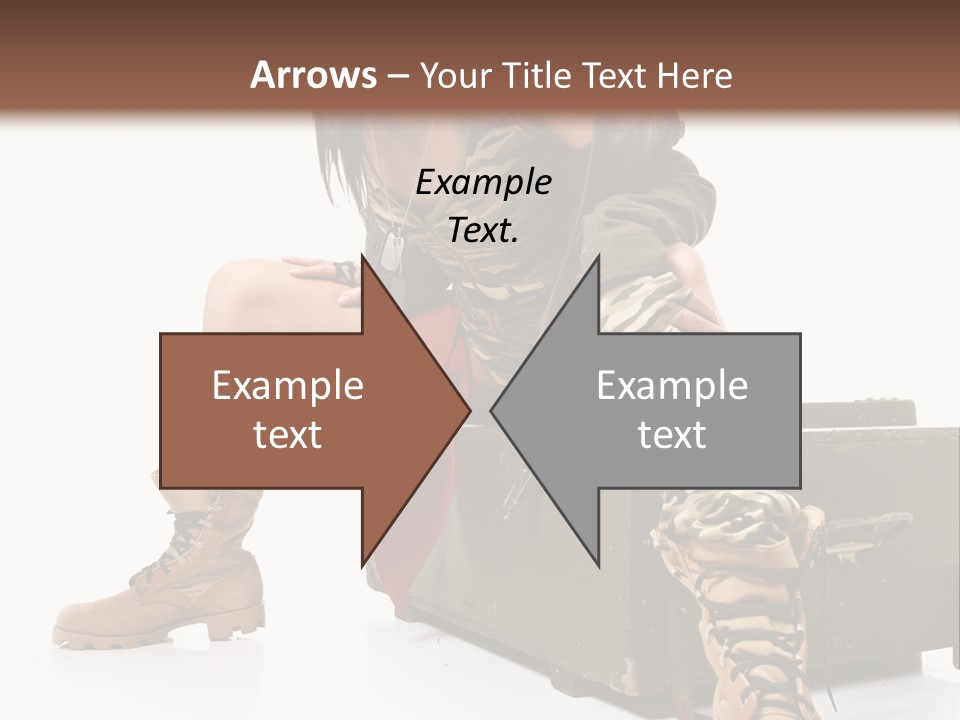 Cool Retro Styled Flag PowerPoint Template