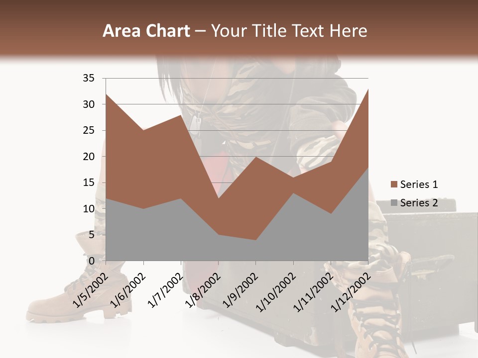 Cool Retro Styled Flag PowerPoint Template