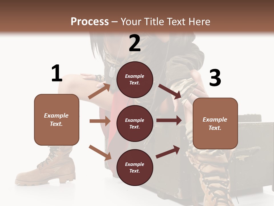 Cool Retro Styled Flag PowerPoint Template