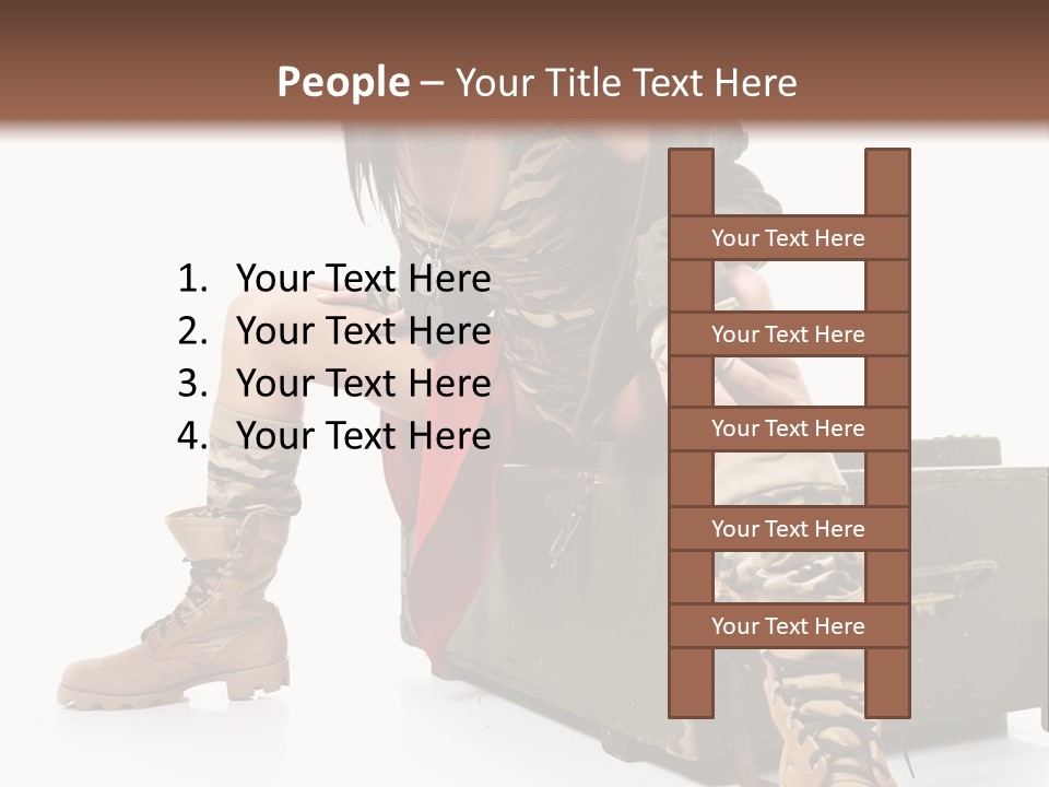 Cool Retro Styled Flag PowerPoint Template