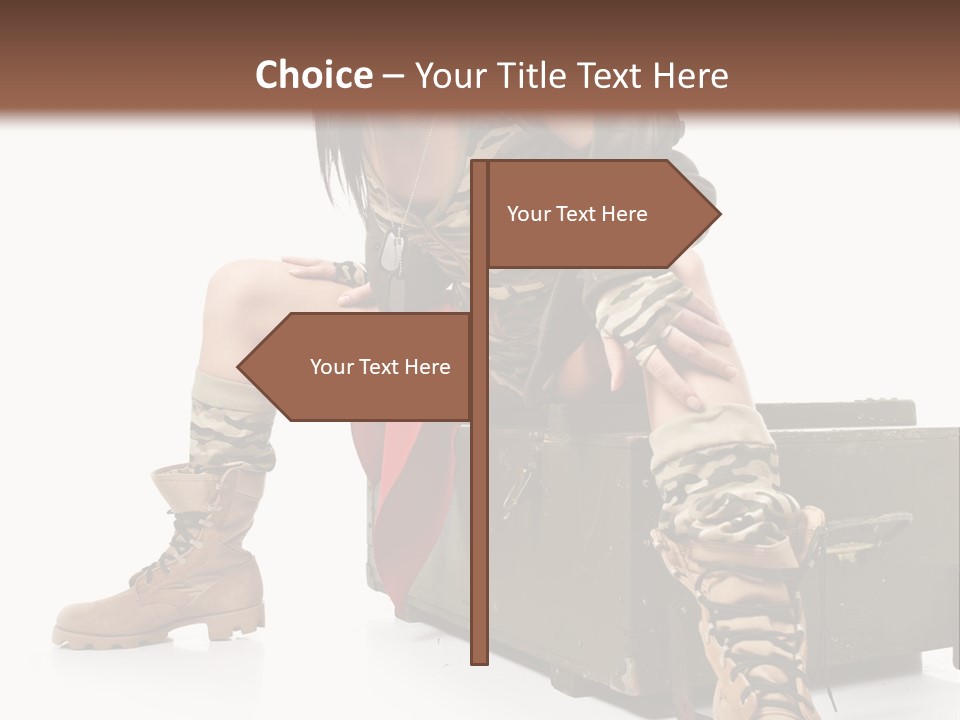 Cool Retro Styled Flag PowerPoint Template