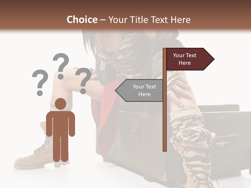 Cool Retro Styled Flag PowerPoint Template