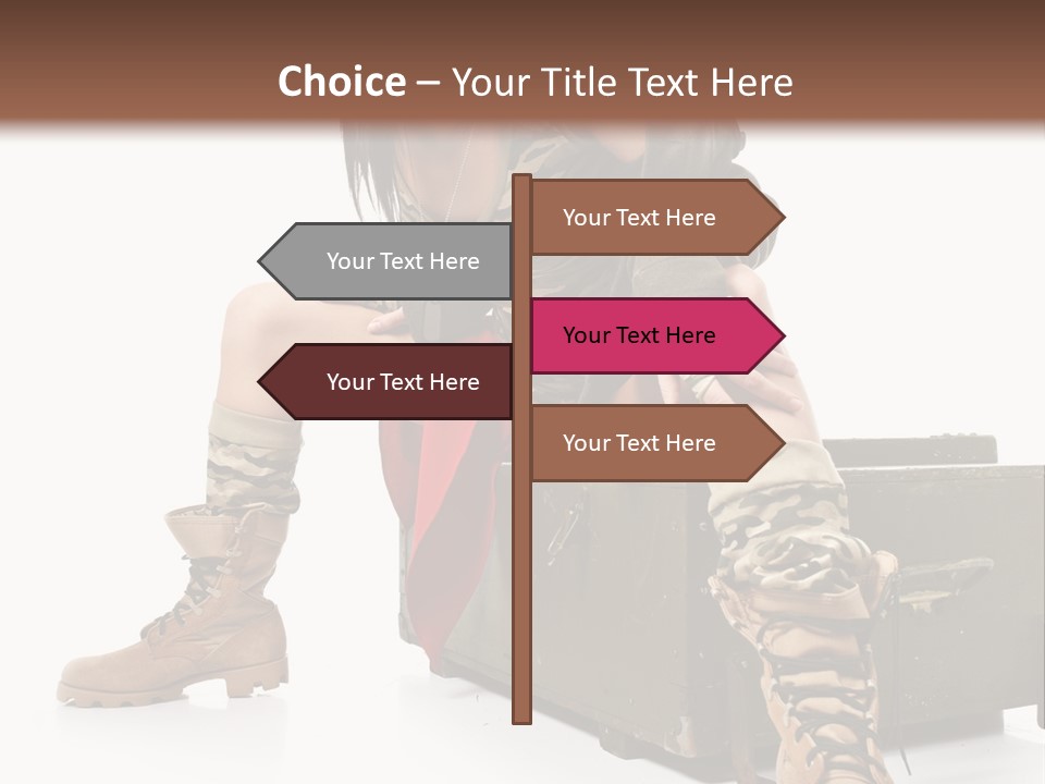 Cool Retro Styled Flag PowerPoint Template