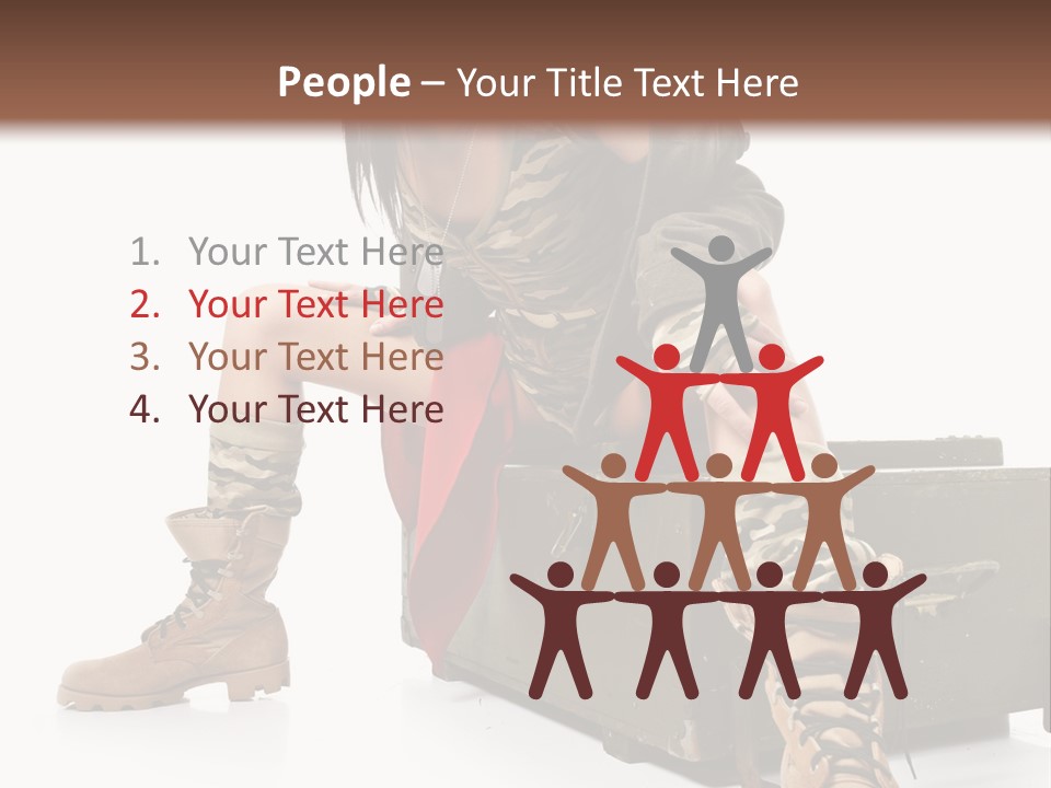 Cool Retro Styled Flag PowerPoint Template