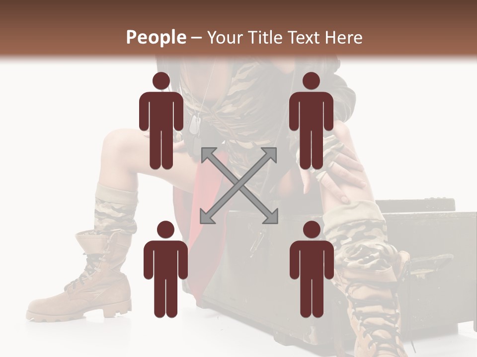 Cool Retro Styled Flag PowerPoint Template