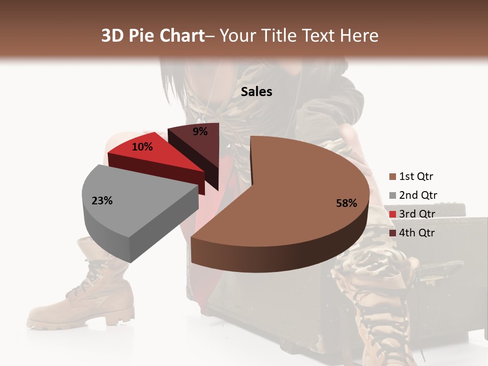 Cool Retro Styled Flag PowerPoint Template