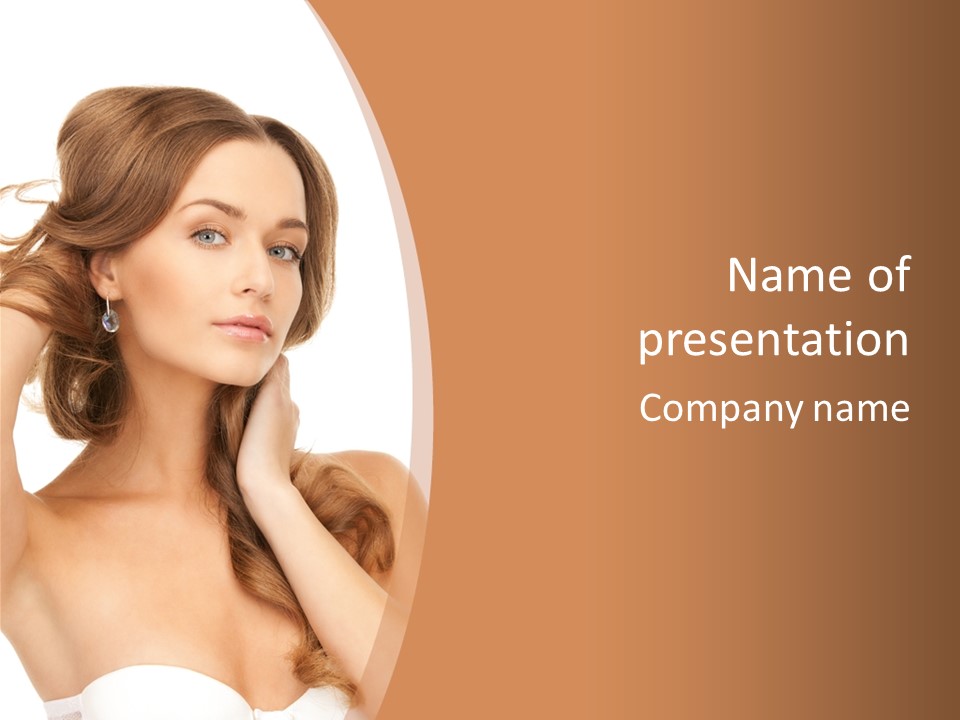 Skincare Face Lovely PowerPoint Template