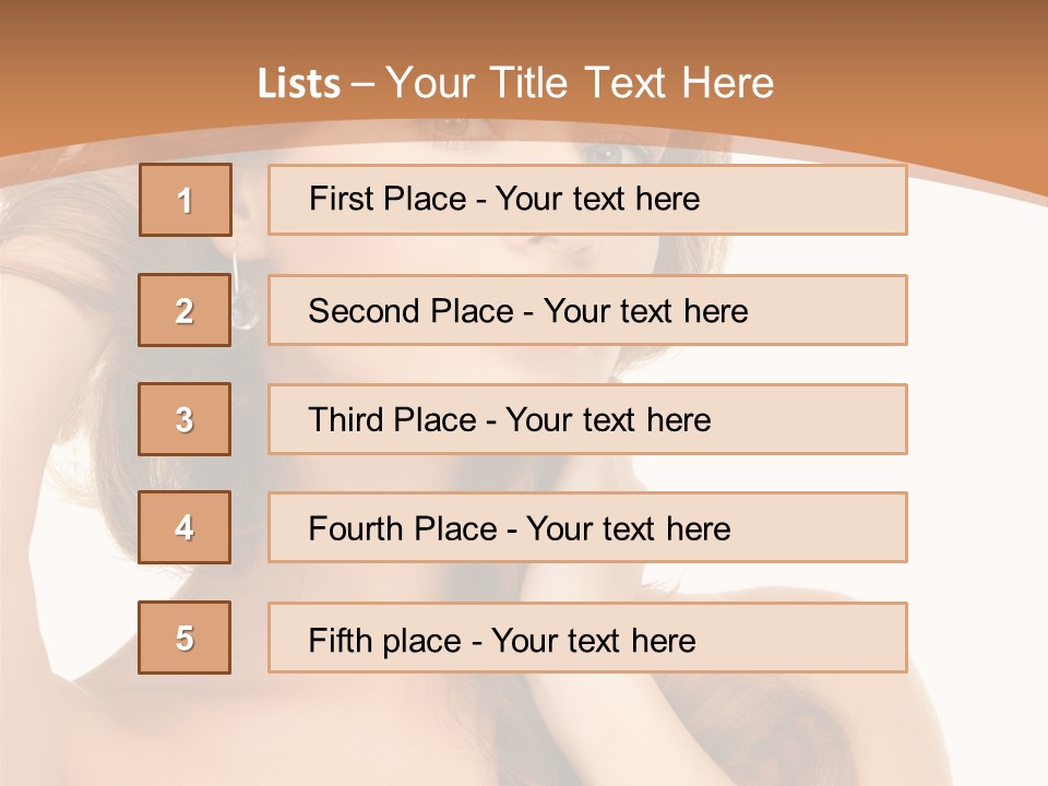 Skincare Face Lovely PowerPoint Template