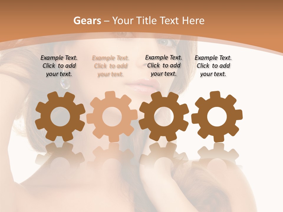 Skincare Face Lovely PowerPoint Template