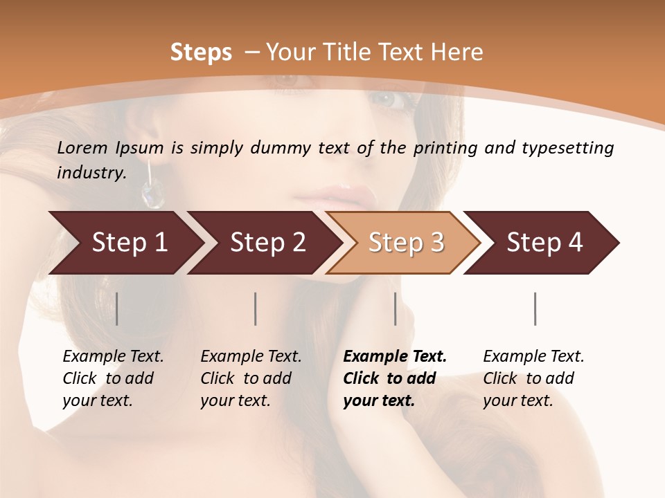 Skincare Face Lovely PowerPoint Template