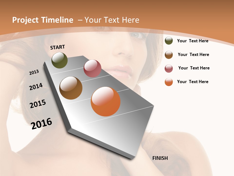 Skincare Face Lovely PowerPoint Template
