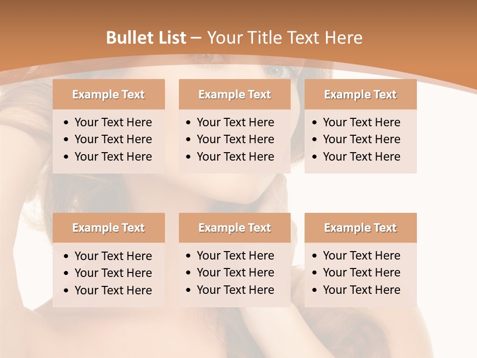 Skincare Face Lovely PowerPoint Template